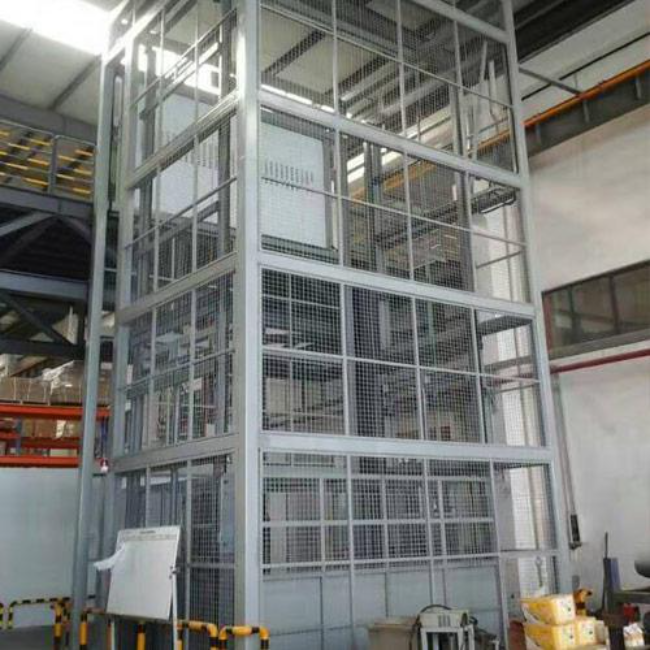 源汇导轨式升降平台货梯